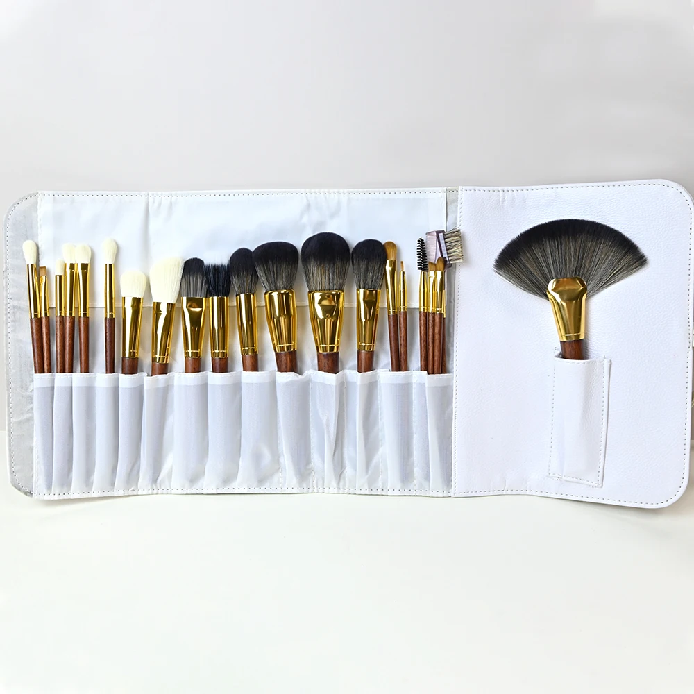 Brush Makeup Synthetic Private Label Professional Make up Brush Set Cosmetic Tools Soft Customized Hair Wood LOGO