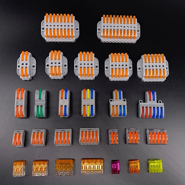 Оптовая продажа 2/3/5 Pin БЫСТРОРАЗЪЕМНАЯ Клеммная колодка для проводов соединитель быстрого