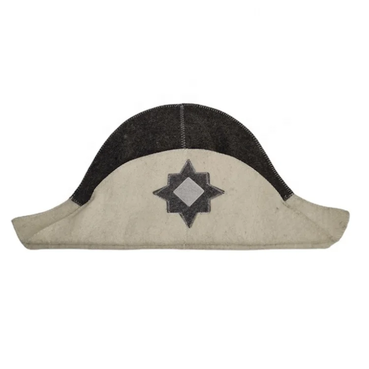 Handmade Breathable Professional Heat-Resistant Napoleon Hat for Ultimate Comfort in Sauna, banya, Bath, spa