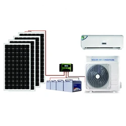Smart 9000btu Off Grid Wall Split DC Electric Solar Energy Hybride Powered Air Cooler Conditioner