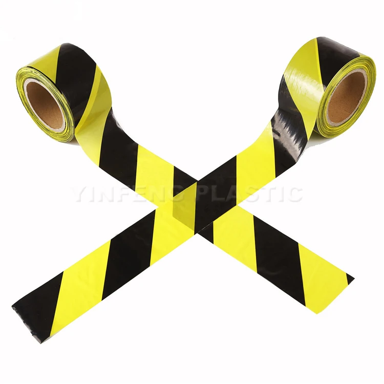 White Underground Warning Tape PE Material Customizable 80mic Printed Roll Barricade Isolation Wholesale Road Safety Products