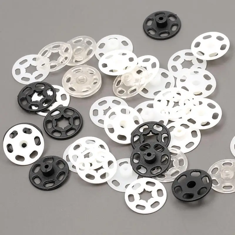 Custom Invisible Sewing Snap Buttons Two Parts Press Button Plastic Snap Button