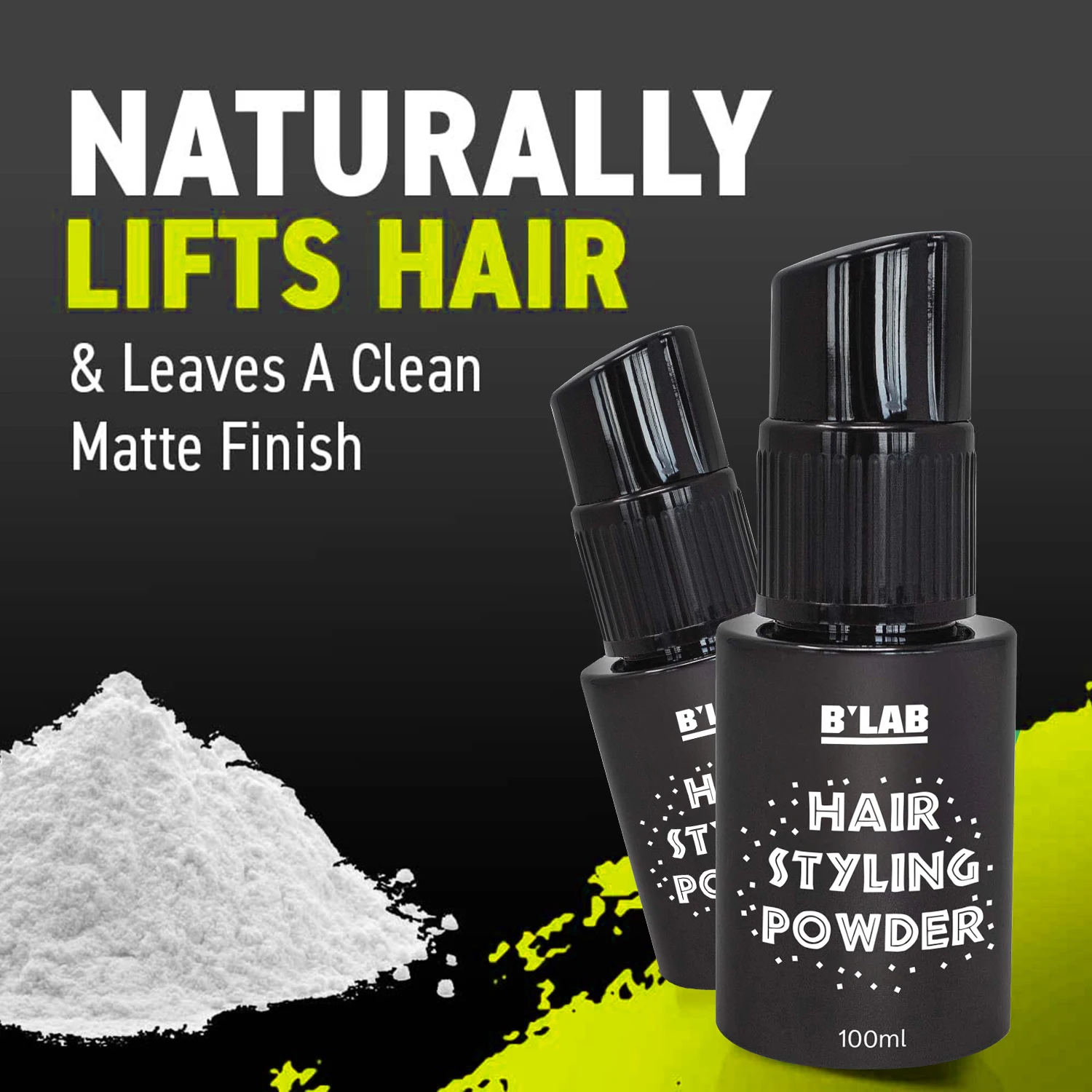 Private Label Hair Care Volume Styling Powder Wax for Men Styling Texturizing No White Residue Volumizing Hair Fluffy Powder