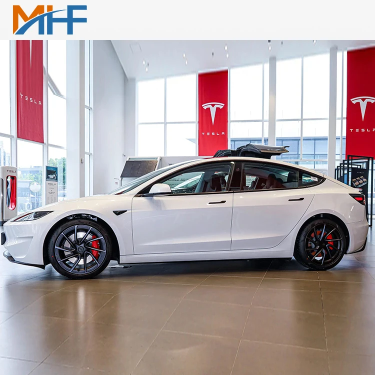 Китайский автомобиль Tesla Model 3 ev 2024 новых энергетических транспортных средств дальность действия 606 км Подержанный распродажа