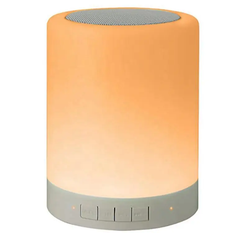 Support TF Card AUX Smart Touch Sensor Dimmable Color LED Desk Lamp BT Portable Speaker