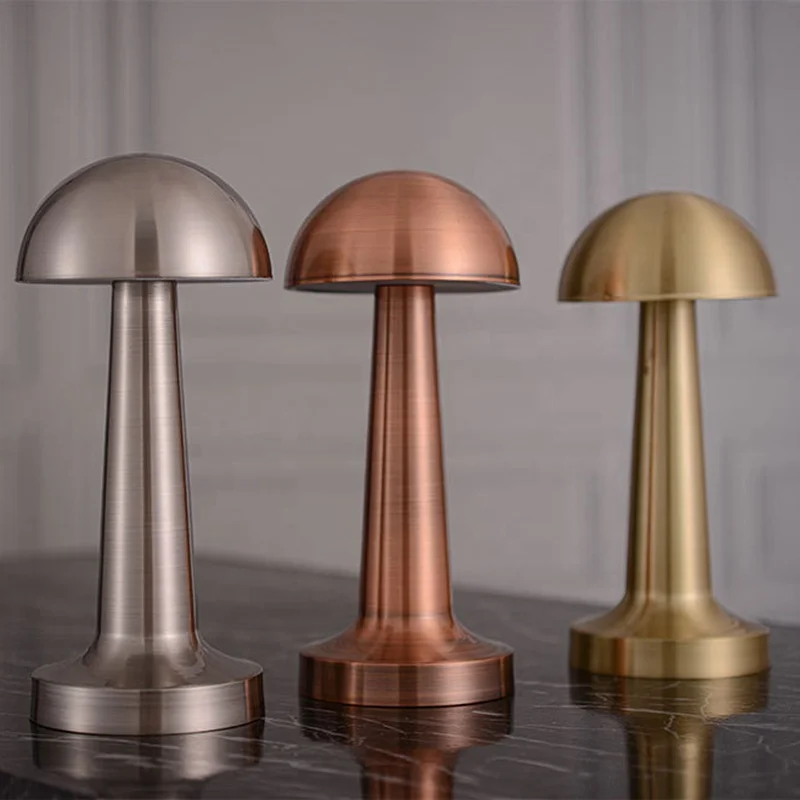 Wholesale Modern Luxury Hotel Restaurant Desk Light Portable Wireless Rechargeable LED Bar Table Lamp with Touch Control