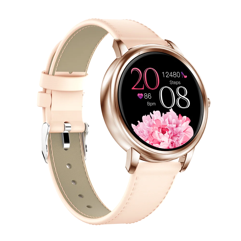 Customized Logo Men Women Smartwatch Sport Android IOS Smart Watch Round Screen Mobile Phone