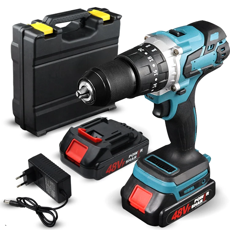 Portable Cordless Hammer Electric Drill Machine 13mm dewalit Hammer Drill