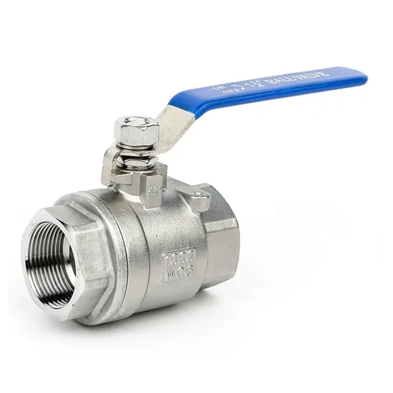 CF8M/SS304 Water Valve Two Way Valves 1000WOG 1/2 Inch Stainless Steel 2-pc Ball Valve With Female End NPT BSPT