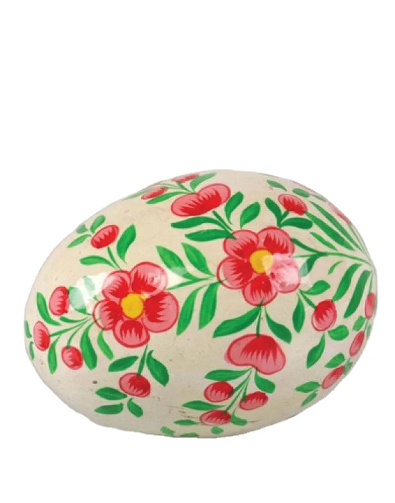 paper mache easter eggs handpainted artificial eggs finished eggs for easter decoration from manufacturers from India
