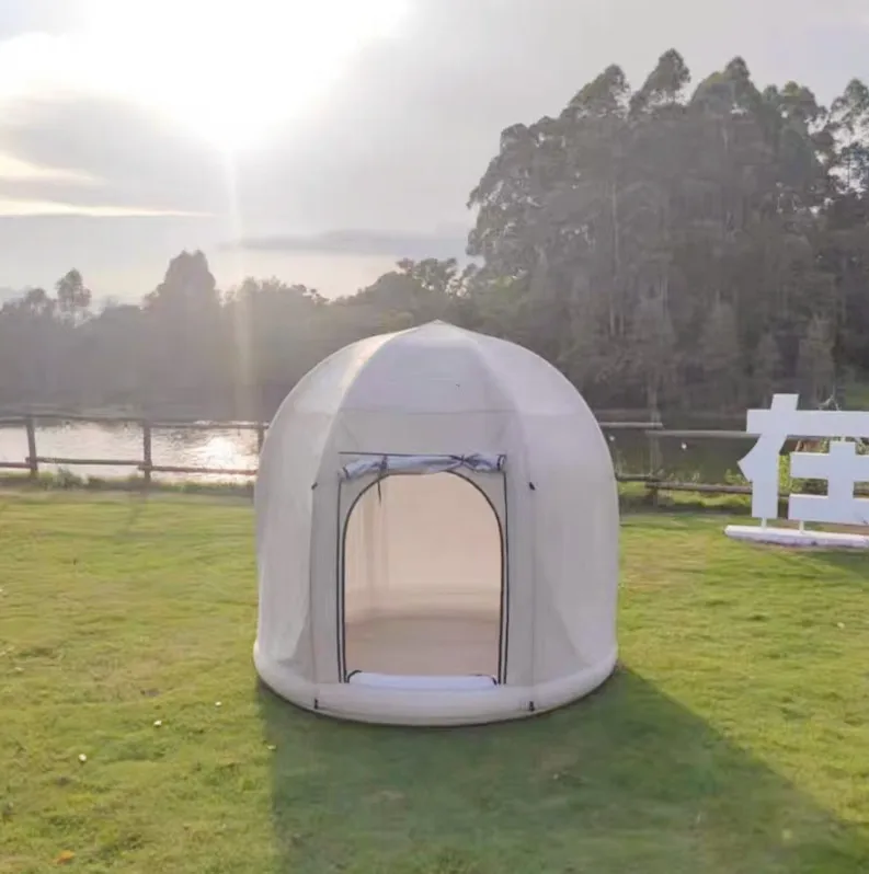 Round  Inflatable Air Automatic Tent For Outdoor Camping Tent