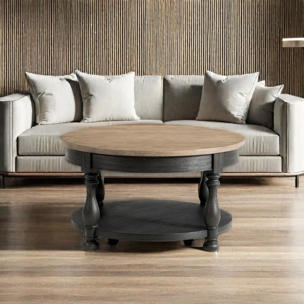 Elegant Modern Design Table Living Room Furniture Simple Coffee Tables Round Table Customized OEM/ODM
