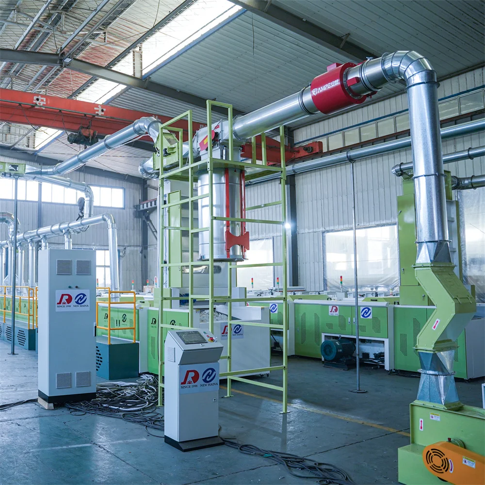 Old clothes non-woven textile waste recycling machine