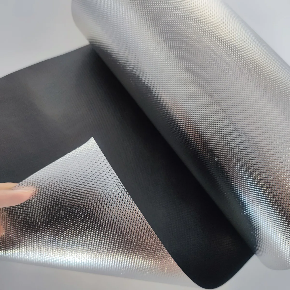 Hydroponics Silver Diamond Mylar Reflective Sheeting Film Roll For Oxford Grow Tent