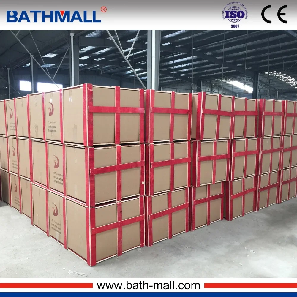 2024 White luxury hydro massage tub two person family acrylic whirlpool massage bathtub with jets