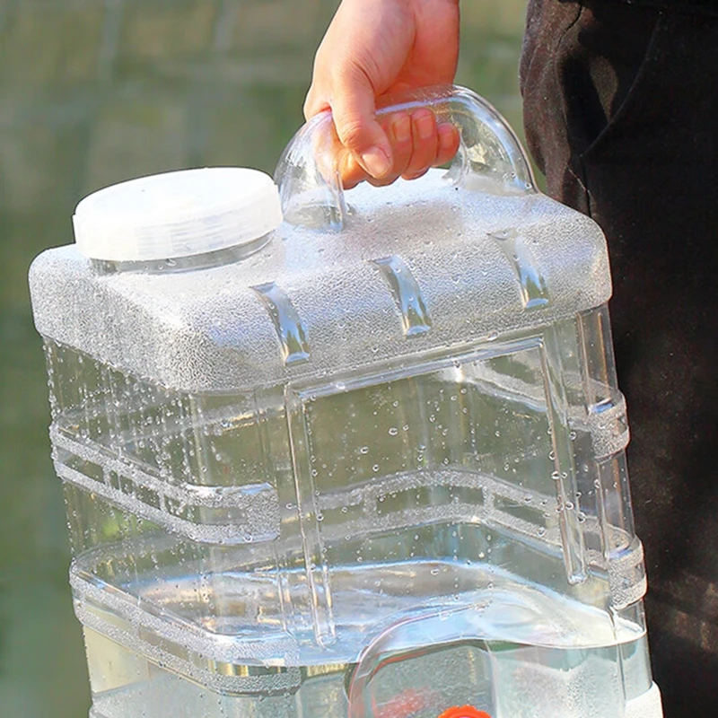 Maxcook  Hot Sale 10L  Water Tank Large Capacity Plastic Container Wholesale Portable Outdoor Camping Water Storage Bucket