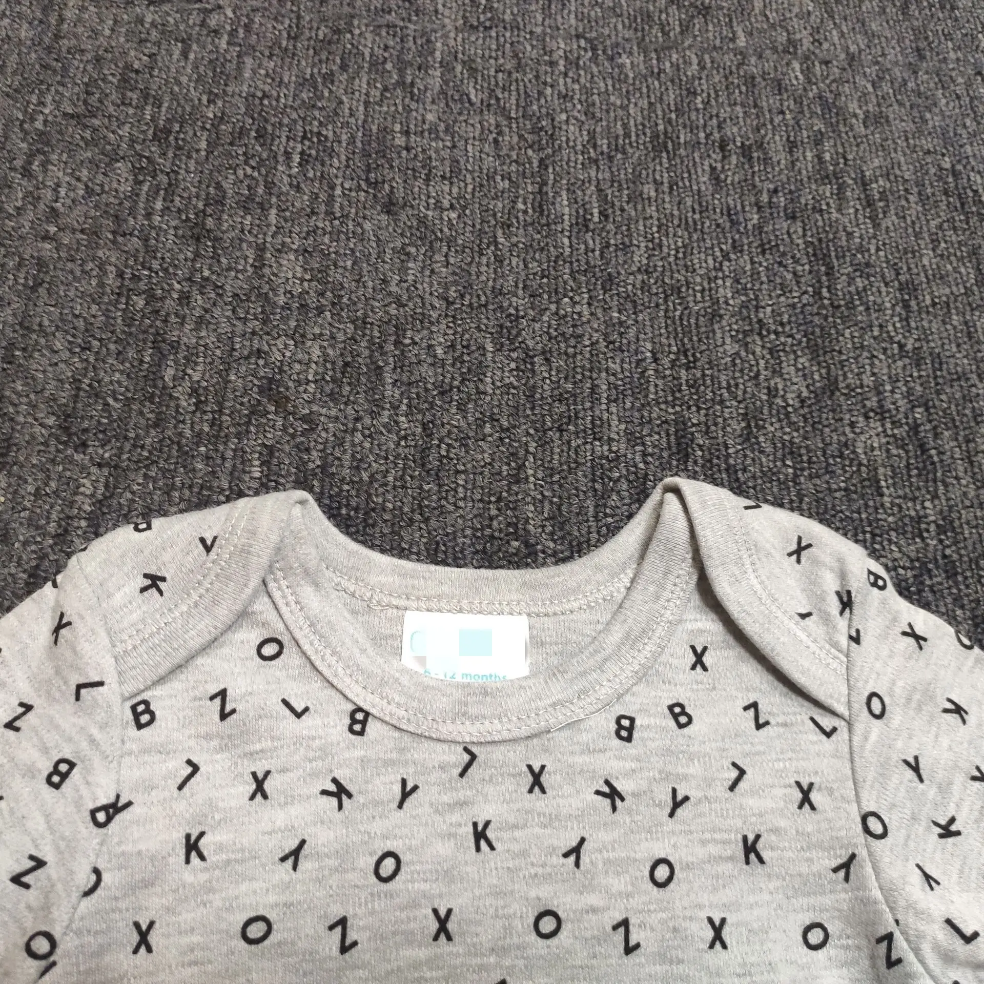 
Accept Custom LOGO unisex 100% cotton long-sleeved Baby T-shirt 