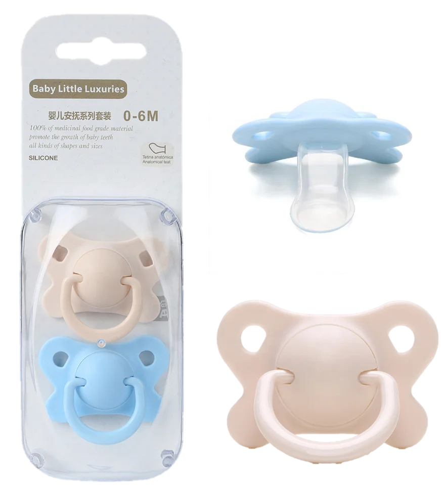 0-6 Months Promotional Luxury New born  Baby Gift Box Pacifier Set  2 Packs