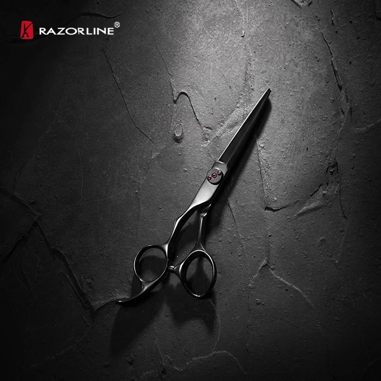 Razorline CK72BL профессиональные ножницы для волос с титановым покрытием парикмахерские из нержавеющей стали