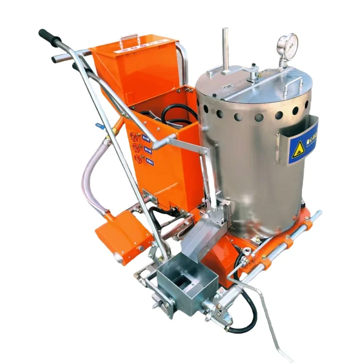 Hand Push Hot melting Road Painting Line Marking Machine Upgraded Thermoplastic Road Marking Machine