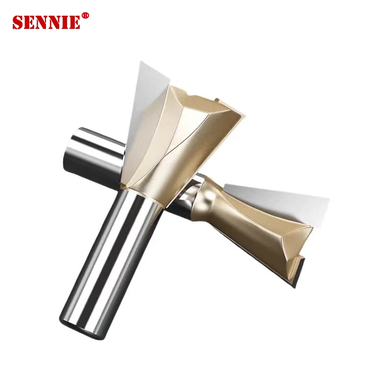 Woodworking Tool Dovetail Cutter Groove Milling Cutter Straight Knife Mouth Trimming Machine Cutter Head Engraving