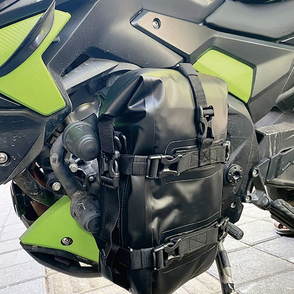 SOLO WILD   Motorcycle Riding Bumper Waterproof Bag Wear-resistant Detachable Motorcycle Saddle Bag