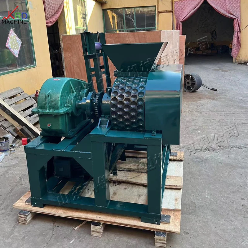 Professional Charcoal Briquetting Machine New and Used Coal Briquette Roller Press Ball Pressing Machine for Briquettes