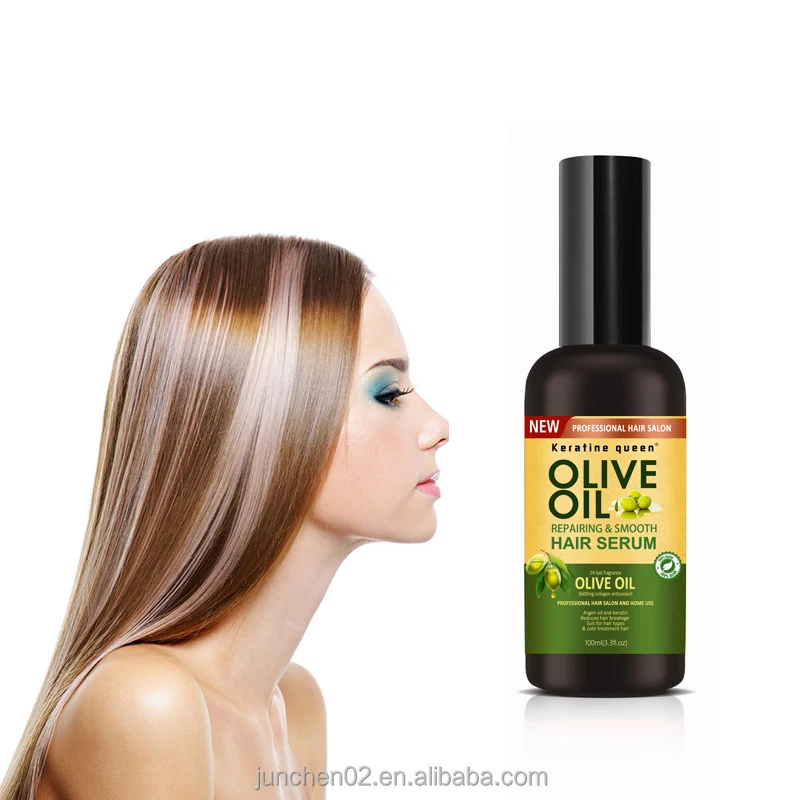 Oem Private Label Black Oil Long Hair Growth For Fall Control Olive Oil