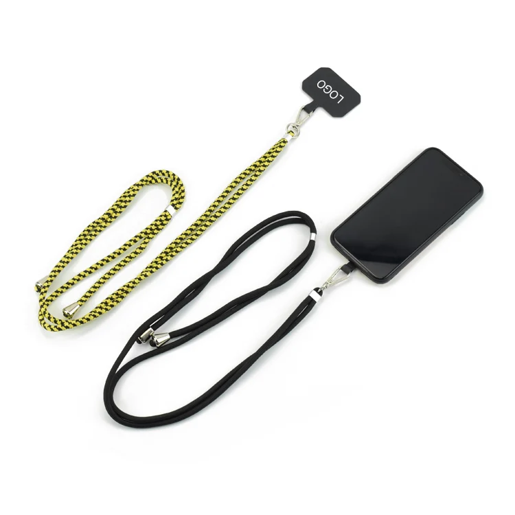Universal Adjustable Smartphone Phone Straps Lanyard with metal rope with pad Phone Lanyard