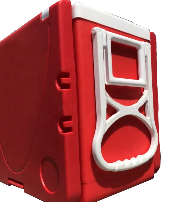 
Hot-sale Outdoor 28L portable camping cooler box set foldable function with table and stool and wheel 