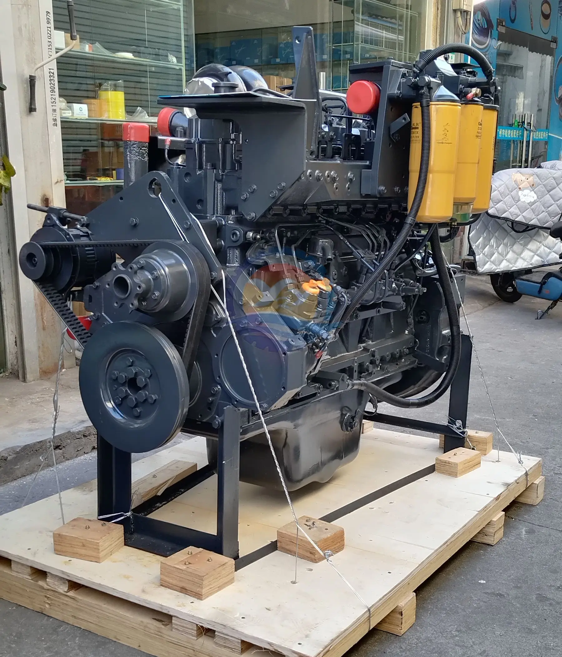6D125 Engine Diesel 6D125 Engine Motor 6D125 Engine Assy For PC400-7 PC400-8 Excavator Parts