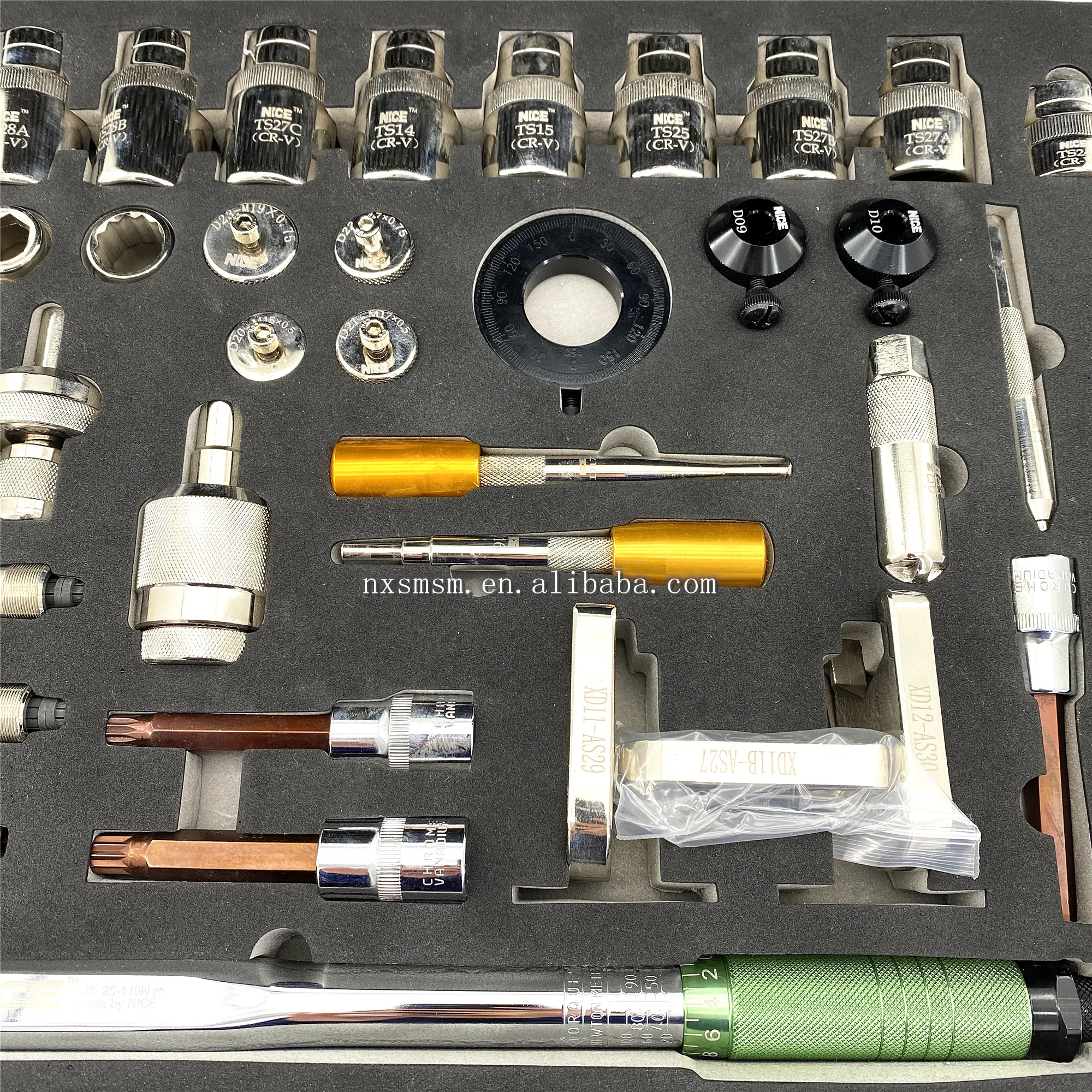 High quality 35 pieces common rail nozzle tools Auto common rail injectors repair tools hot products diesel injector tools