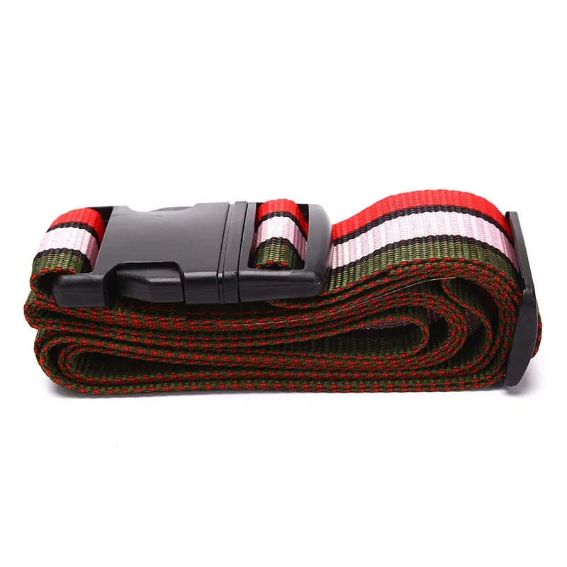 Travel Accessories Can Be Adjusted Luggage Strap Luggage Box Fixing Belt Suitcase Lock Buckle Strap Travel custom luggage strap