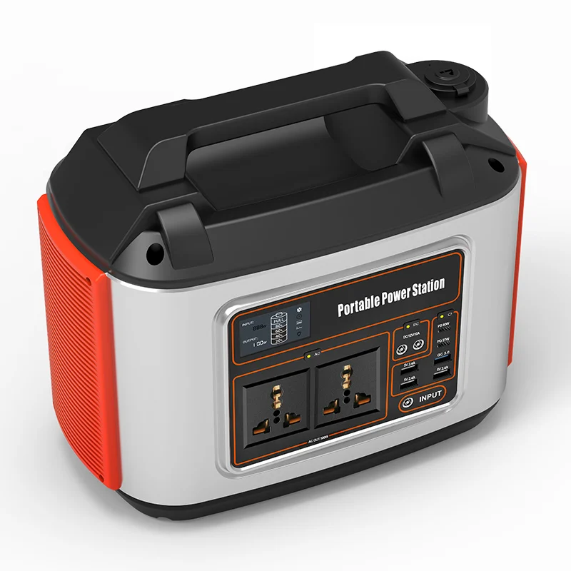 High power portable power station 12v 120000mAh 500w outdoor power bank solar storage supply