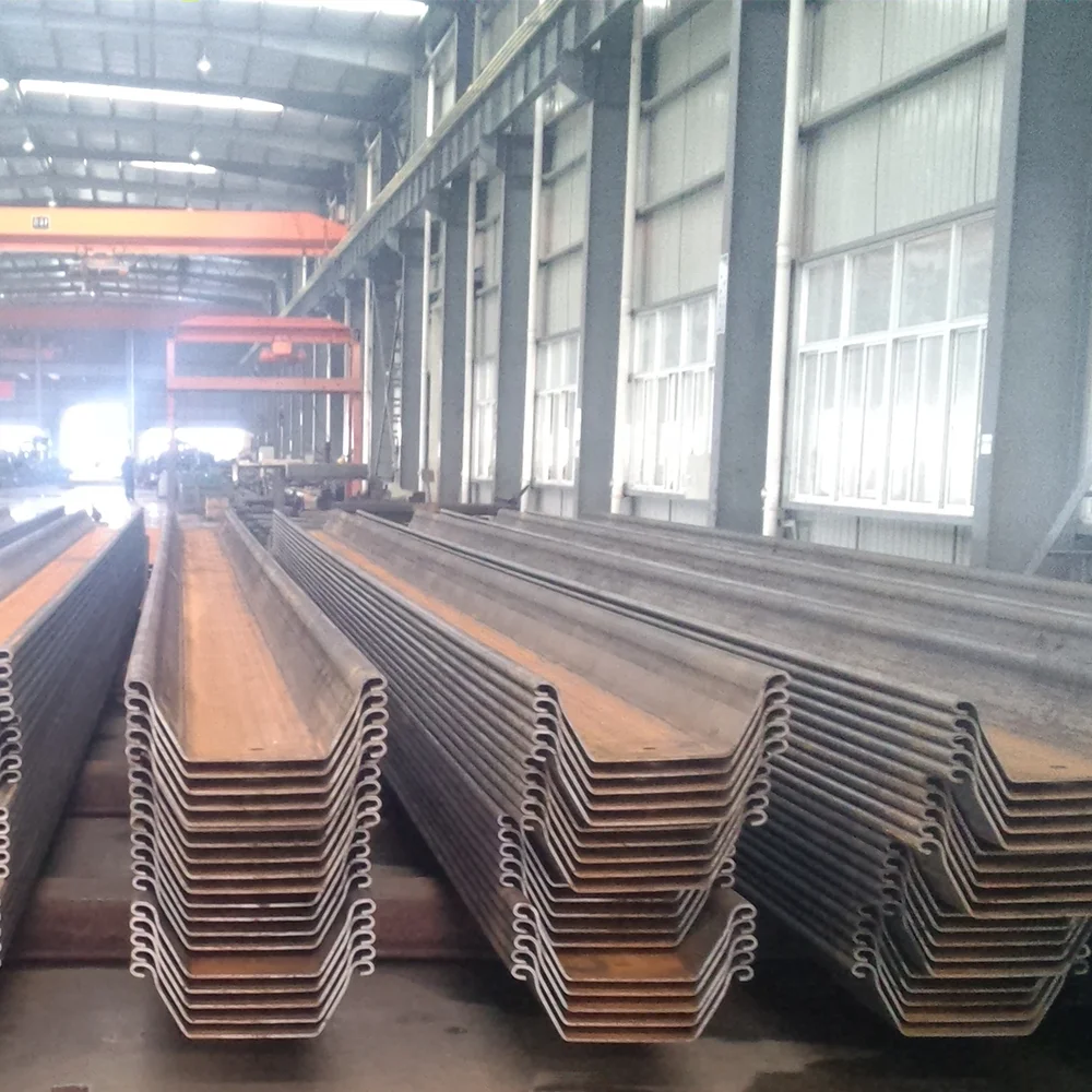 Professional supplier of hot sale cold formed U steel sheet piling pile with low cost