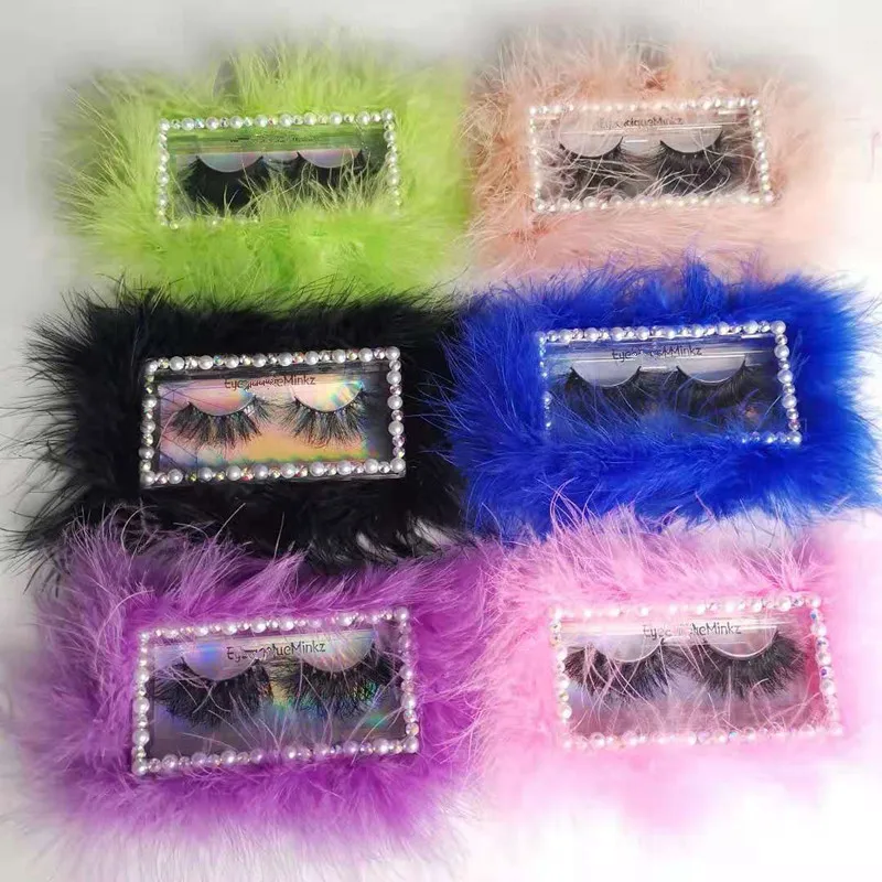 Wholesale Fur Box For Eyelash 3D Mink Eyelashes 100% Siberian Mink Fur Natural Lashes With Customized Boxes Wholesale 5D Lashes