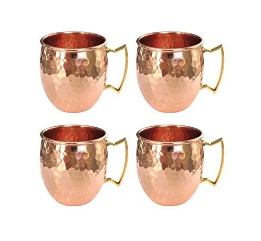 High Quality Custom Manufacturer Moscow Mule Copper Mug Antique Copper Beer Mugs Hammered Copper Mugs