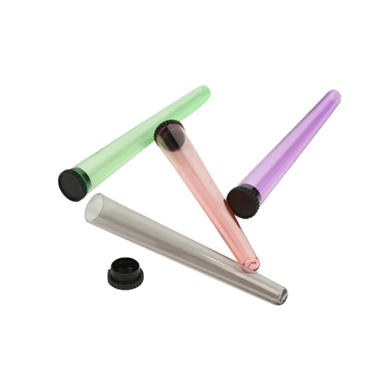 Best selling wholesale transparent custom color plastic cone tube tubes