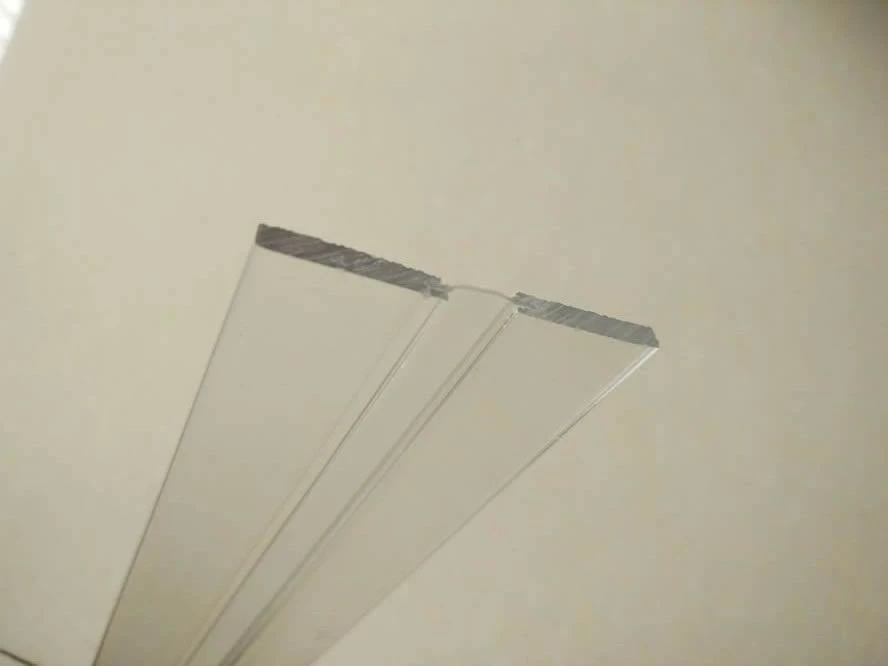 low profile flexible plexiglass living bonding hinges transparent Continuous soft  Acrylic Piano Hinges