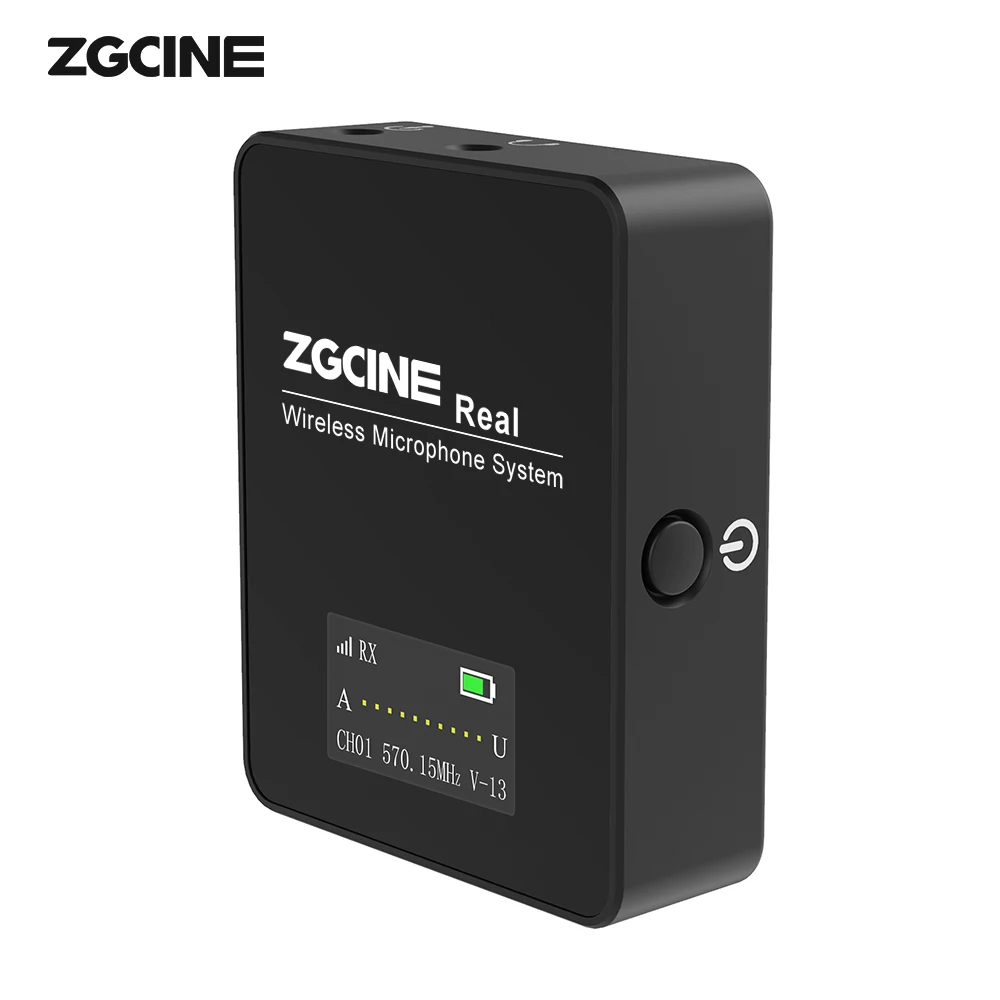  Беспроводной микрофон ZGCINE Uhf для камеры комплект видеозаписи начальный