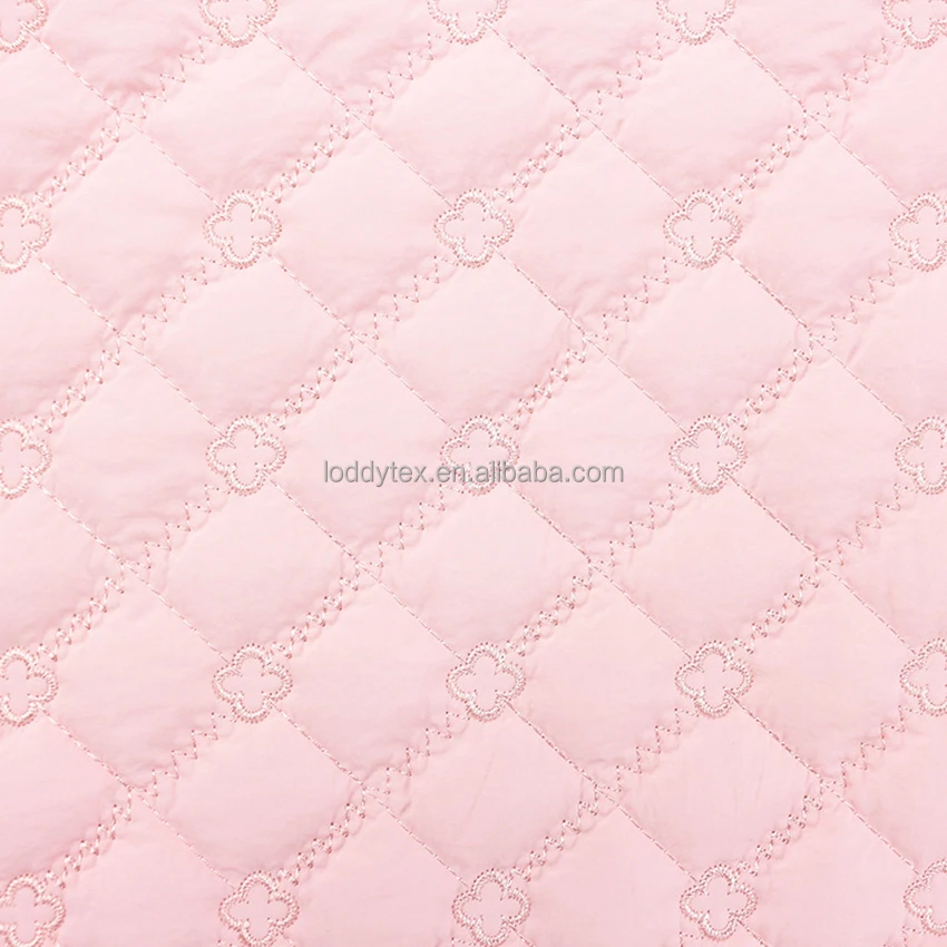 100%nylon taslon embroidery quilt fabricfor kids