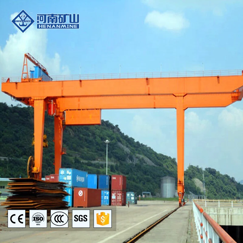 rmg container lifting crane 20 ton 40 ton 60 ton Rail Mounted Container Gantry Crane for sale