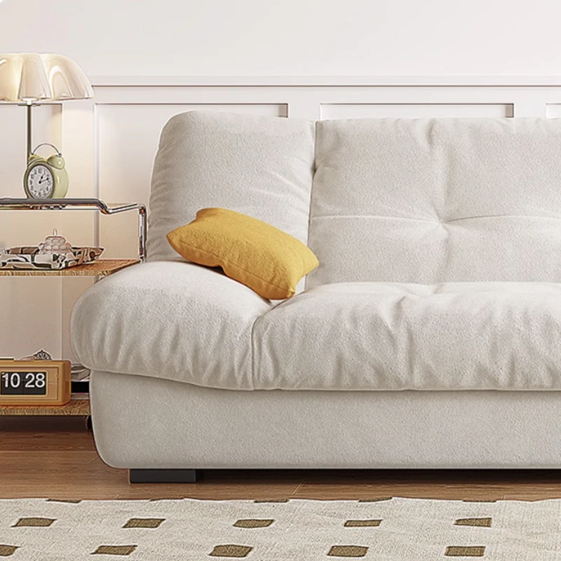 Suke Simple Style Vacuum Fabric Convertible Furniture Modern Living Room Compressed Sofa
