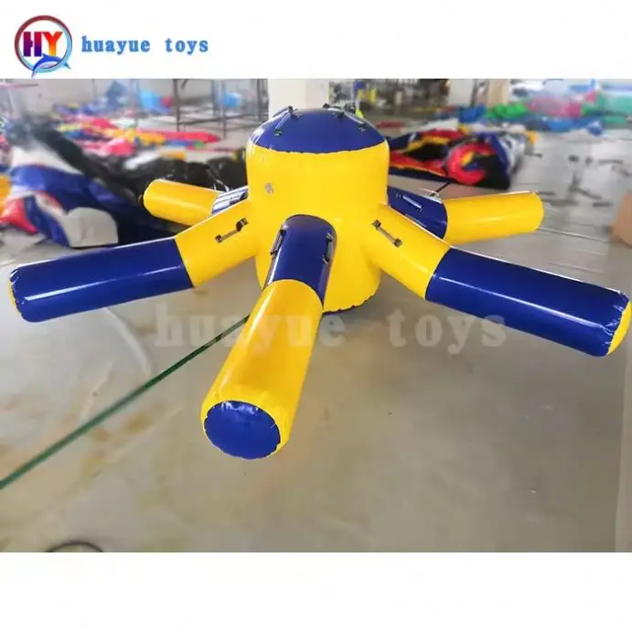 HUAYUE Best Price Hot Sells Portable Commercial Activity Mobile Factory Price Floating  Climbing Toy Inflatables Octopus Water