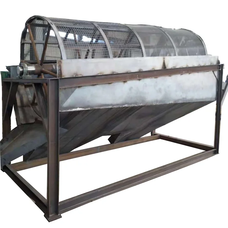 Универсальный функциональный ротационный барабан для муниципальных твердых отходов MSW, бытовая Сортировка и просеивание скорлупы кокоса для мусора