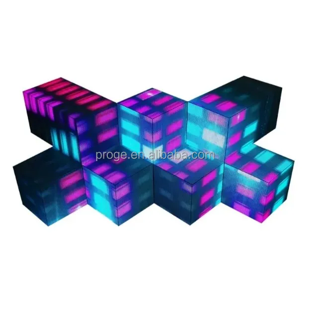 China Factory Customized Creative Video Screen Irregular Tree/trumpet Led Panel DJ Led Display Custom Shape Led Screen