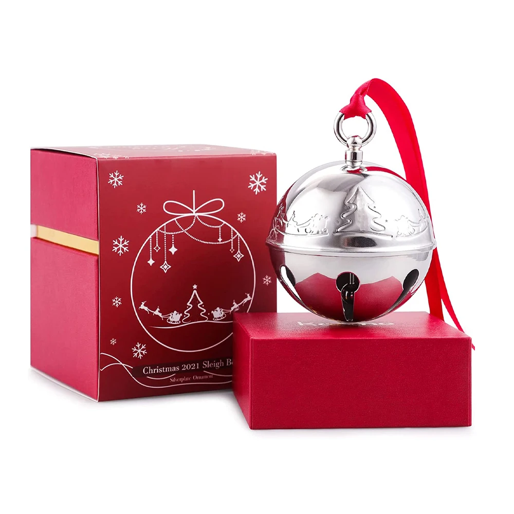 Wholesale Custom Christmas Decoration Supplies Luxury Metal Resin Wooden Sublimation Christmas Tree Hanging Ornament Set