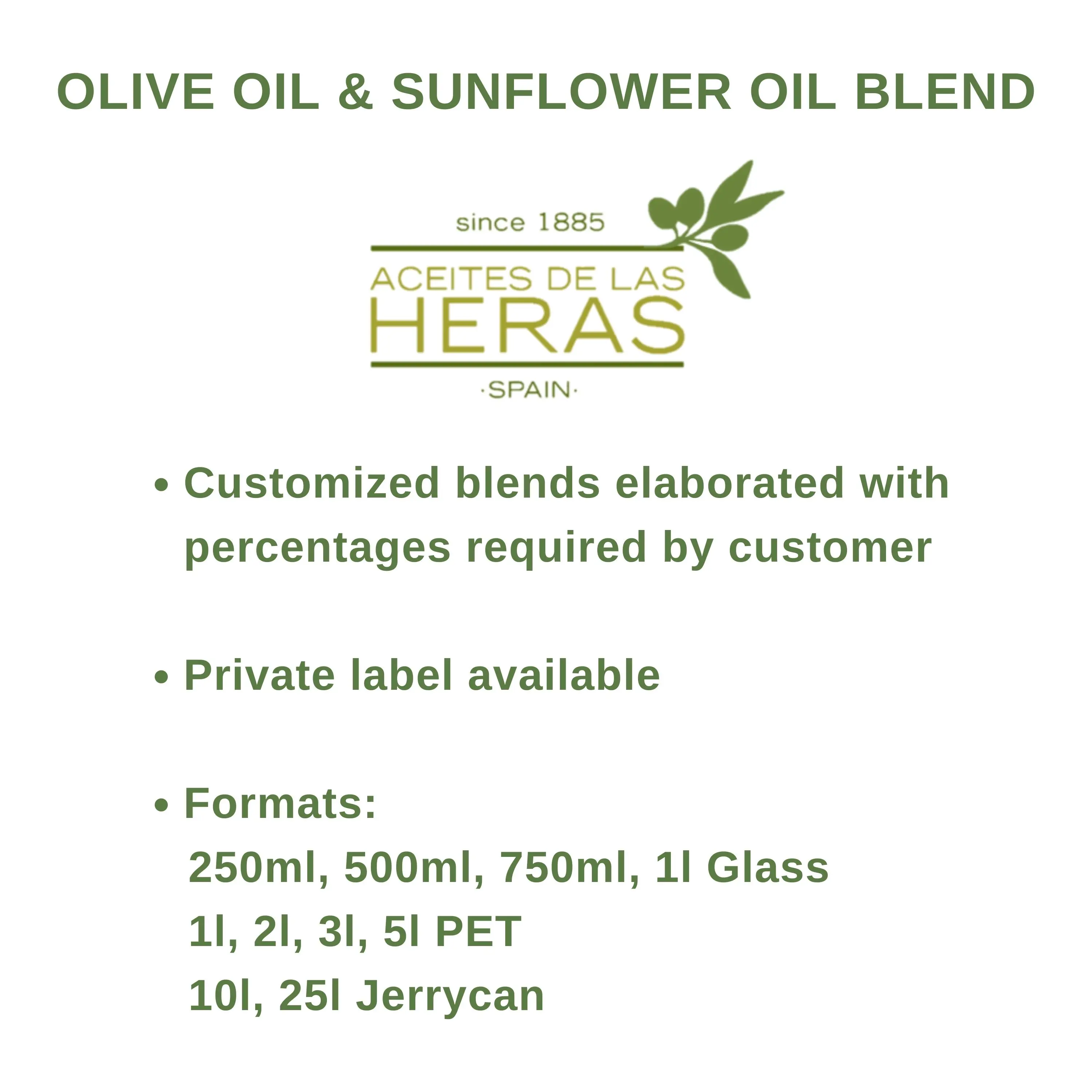 Private Label Extra Virgin Olive Oil 3 liter PET bottle, first cold pressed Spanish Olive Oil