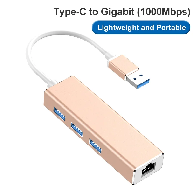 В наличии высокоскоростной горячая распродажа 1 в 4 порта Usb 2 0 3 RJ45 концентратор для клавиатуры мыши расширения док-станции адаптер