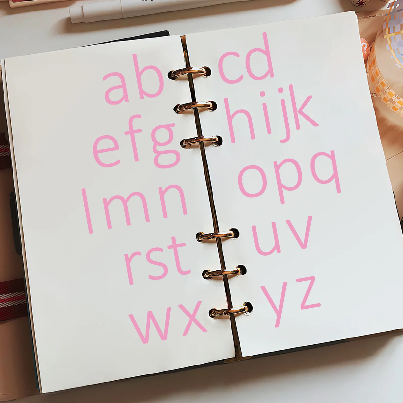 Colorful Alphabets Stickers Creative Gift Cup Luggage Stickers